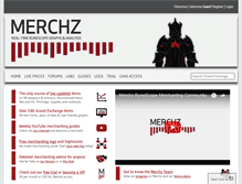 Tablet Screenshot of merchz.com